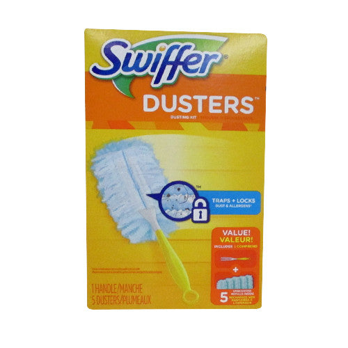 Swiffer Dusters With Extendable Handle, 5 Ea